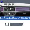 Für Porsche Macan 2014-2025 Auto Innenraum Mittelkonsolen Schutzaufkleber Innenraum Dekorleiste TPU Schutzaufkleber PPF