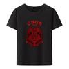 UnisexCbgb Omfug Print T Shirt Classic Underground Punk Rock Concert Casual Shirt Hip Hop Popular Fashion Y2K Streetwear