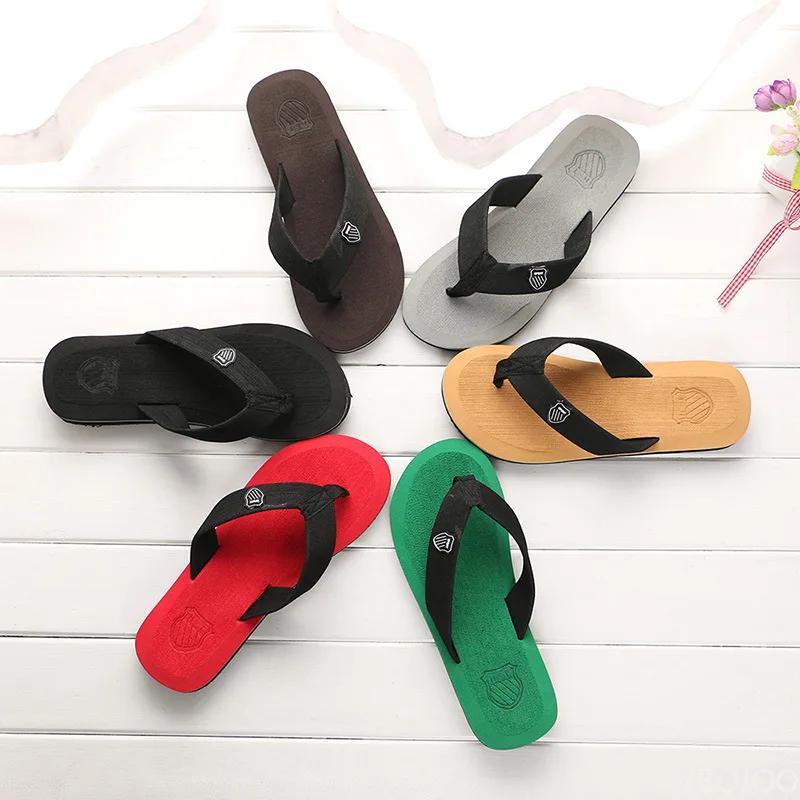 Fashion 2025 Men New Summer Shoes Men Flip Flops High Quality Beach Sandals Anti-slip Zapatos Hombre Casual Shoes Man Slippers Zapatos
