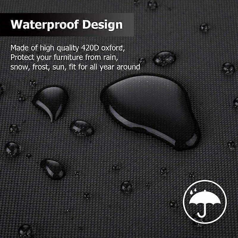 210*140*80CM  420D Square Garden Furniture Cover, Waterproof Garden Furniture Cover, Tear