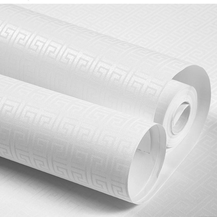 Modern Geometric Lattice Non-woven Fabric Wallpaper Living Room Bedroom Background Chinese Retro Style Classical Zen Wallpaper