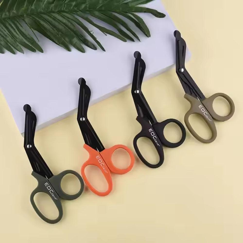 Medical survival scissors paramedic medical rescue scissors gauze tactical first aid scissors trauma scissors survival rescue