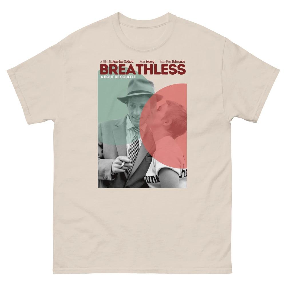 

Breathless Vintage Horror Graphic T Shirt Women Unisex Cotton Tee Summer Spring Loose Oversize Streetwear Retro Harajuku ONeck S