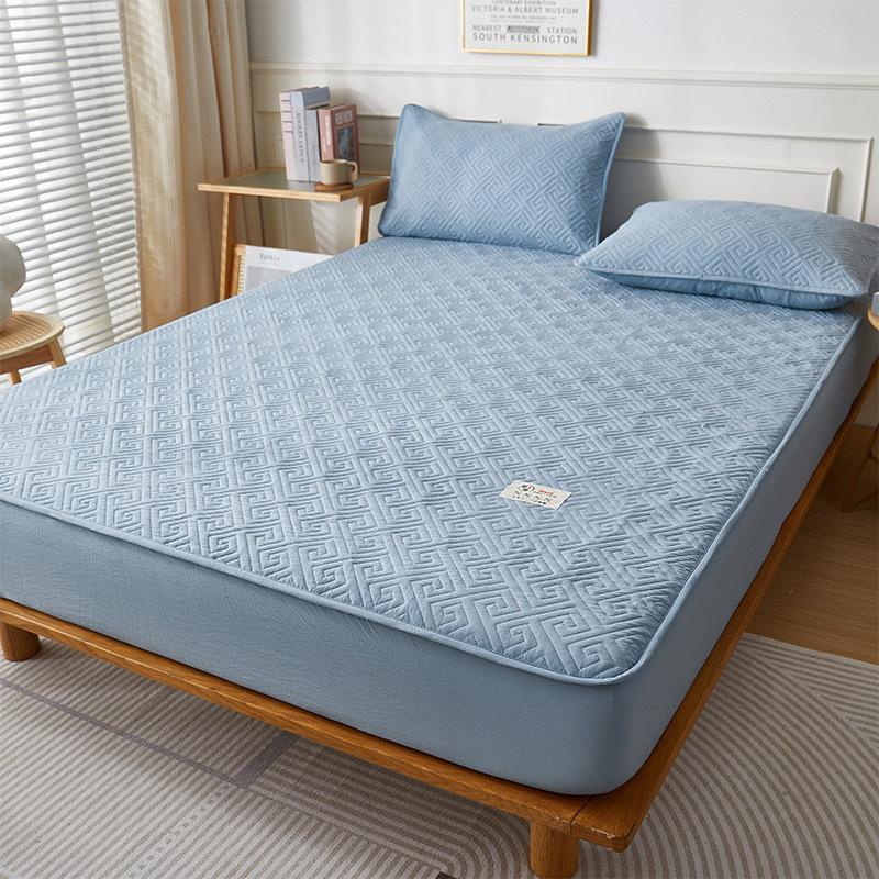 Soybean Cotton Padded Waterproof Bedspread Washable Cotton One-piece Simmons Mattress Dust-proof Protective Cover