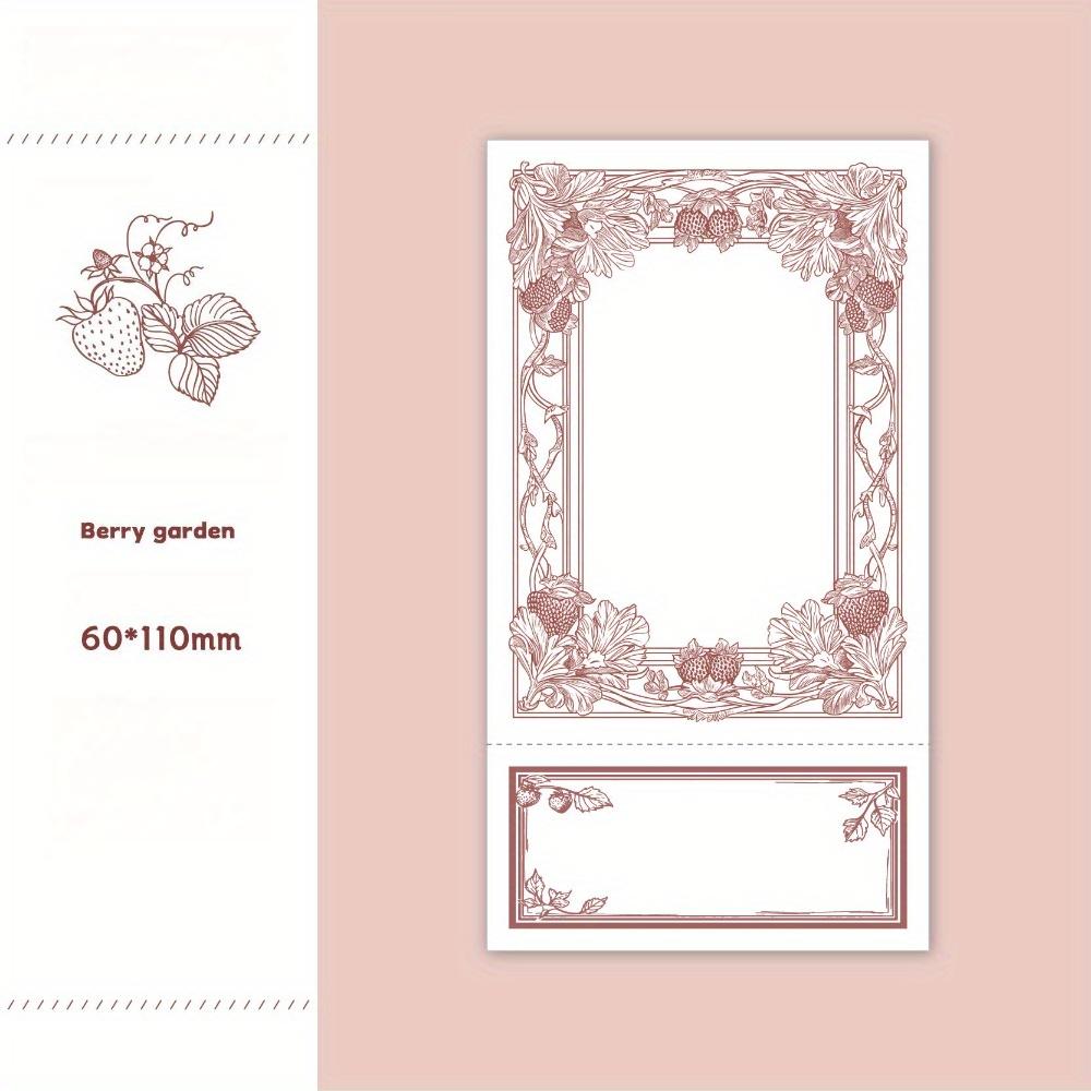 40 Pages Series Retro Story Notes European Retro Theme Notebook DIY Decorative Base Card Paper