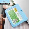 Vertical & Horizontal Double-Sided Transparent Employee Badge Holder with Color Options
