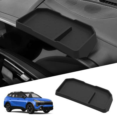 Left Drive for Kia Sportage NQ5 2022-2026 Car Dashboard Tray Display Screen Rear Storage Box Silicone Organizer Accessories