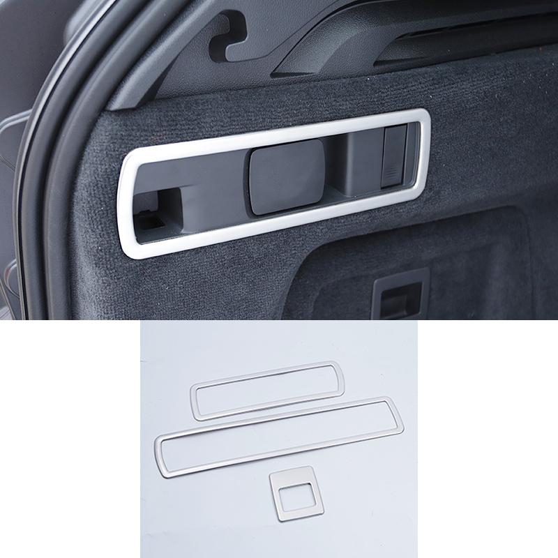 

3 шт., накладка на багажник автомобиля, наклейки на заднюю коробку, украшения, автоаксессуары для BMW X5 G05 XDrive30i серебряный