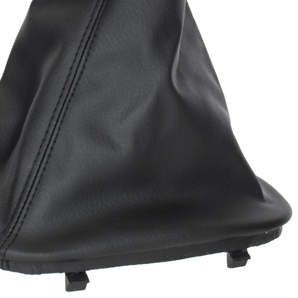 BMW 3 E36 90-00 Gear Shift Knob Black Eco Leather & Black Gaiter with Frame, 5 Speed