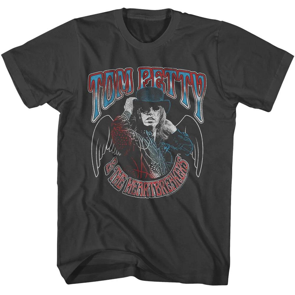 Tom Petty & The Heartbreakers Americana Angel Wings Men s T Shirt S