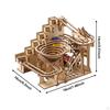 Electrical 3D Wooden Puzzle DIY Marble Run Model Toys Crafts Building for Enthusiasts