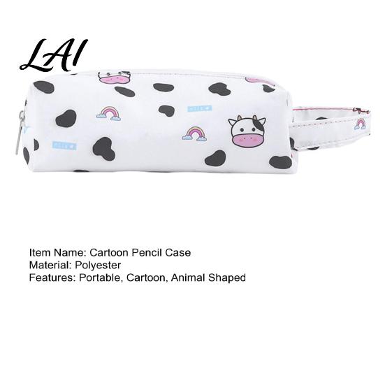 Fun Kids Desk Accessories Cartoon Pencil Case Large Capacity Pet Shape Pouch for Girls Playful Cute Stationery Bag School And Travel Storage