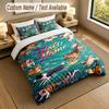 Dog Theme Personalized 3Pcs Bedding Set Custom Text & Name 1 Sheet 2 Pillowcases Household Bedding 1pc