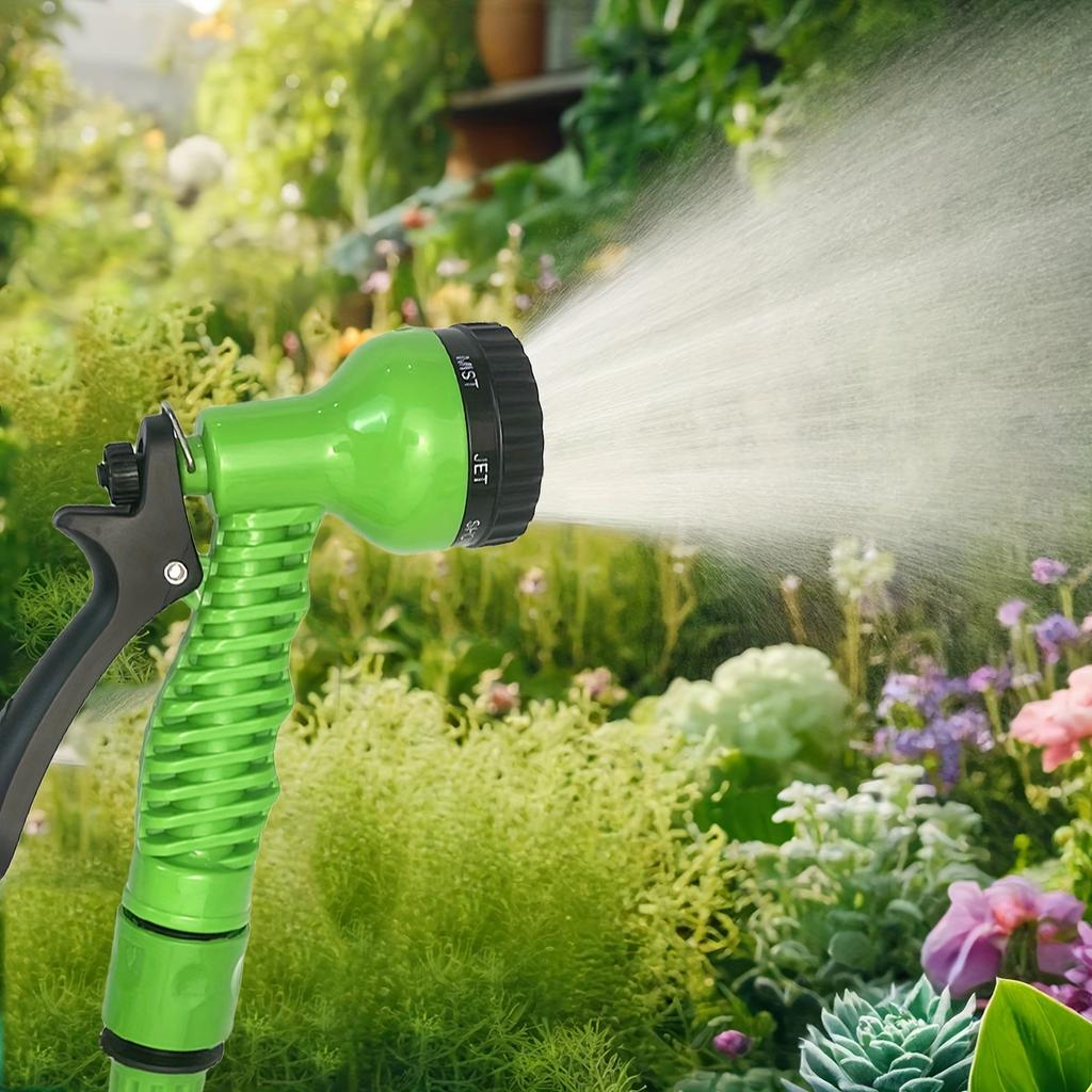 1 Stück 30 ft magischer Schlauch, ausziehbarer Schlauch, Hochdruckbewässerung, multifunktionaler Autowaschschlauch, einziehbarer Gartenschlauch