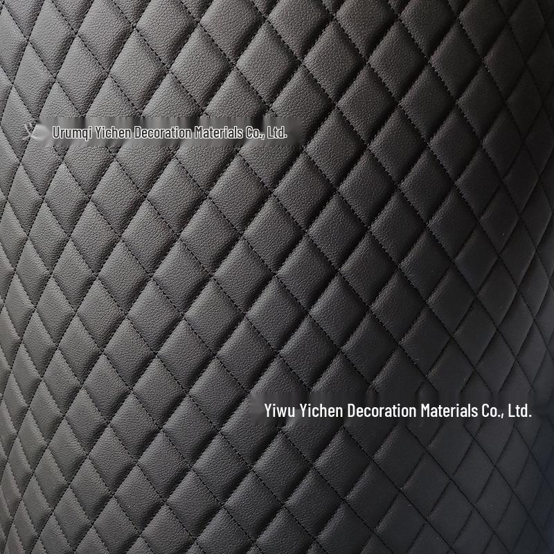 Verdikte Faux Lederen Auto Interieur Hemelbekleding & Vloermat met Borduurdetails