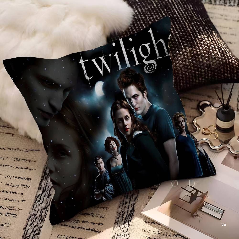 Movie Twilight Cushion Cover Car Throw Pillow Case For Sofa Car Christmas Gift 40X40Cm 45X45Cm