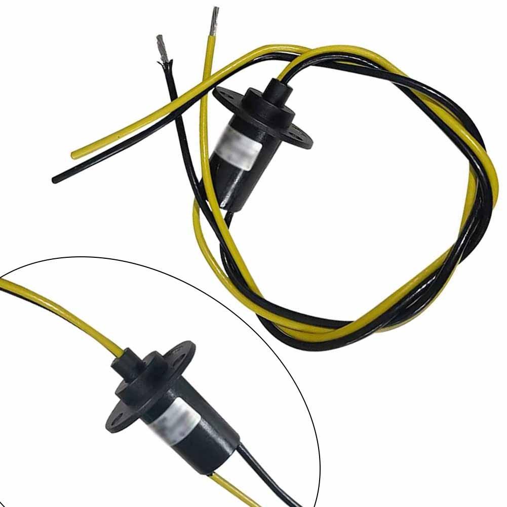 2-Wires 15A Electrical Slip Ring Collector Ring Wind Turbine Generator Slip Ring