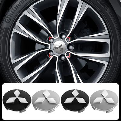 4PCS 60mm Car Wheel Center Hub Caps Cover For Lancer 7 8 I200 Pajero Montero Sport Outlander ASX Mirage Eclipse