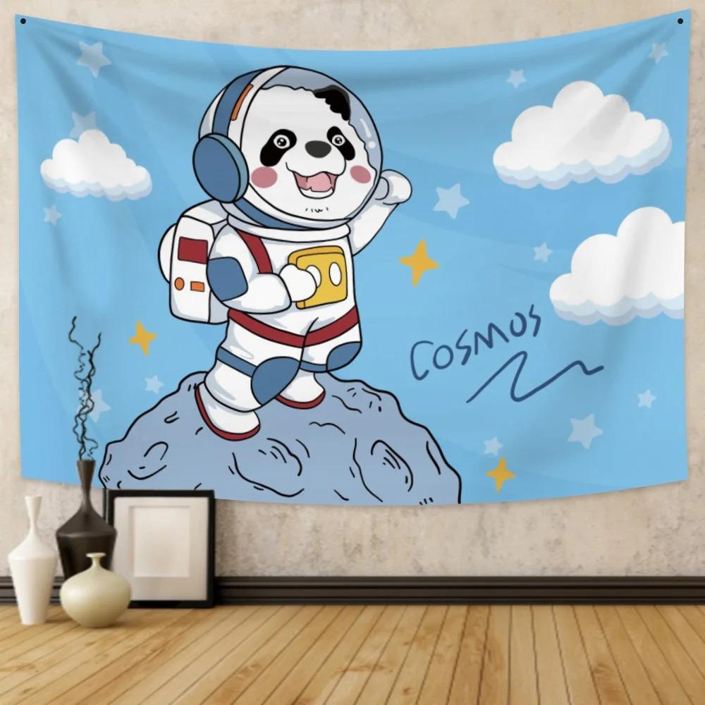 Китайский панда милый декоративный гобелен домашний декор стены офис гостиная гобелен — фото 10