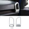 2x Dashboard Side Air Condition Vent Outlet Decor Cover Trim For Ford F150 2015+