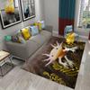 Cute Cartoon Axolotl Carpet for Bathroom Entrance Non-Slip Carpet Pink Living Room Bedroom Mat Welcome Doormat Floor Decor Rug