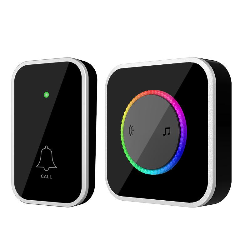 Smart Wireless Doorbell with Long-Range Remote Control & Flashing Light for Elderly