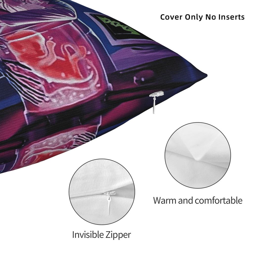 Megadeths Pillow Case MegaRock City Doctor Hanger 18 Print Pillow Cover Cute Funny Pillowcases For Sofa Car Home Decor