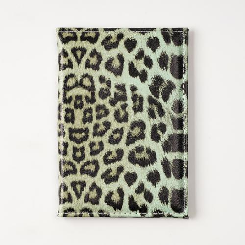 Leopard Print PU Leather Passport Holder Case Travel Luggage Tags Pasport Protective Cover Travel Accessories for Women Men