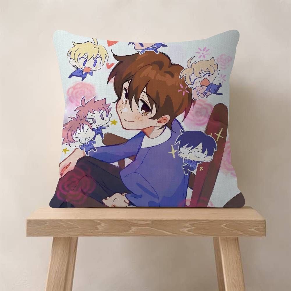 O-Ouran High S-School Host Club Personalized Pillow Dust Cover Bedroom Kids Party Decoration Pillowcase Birthday Children Gift