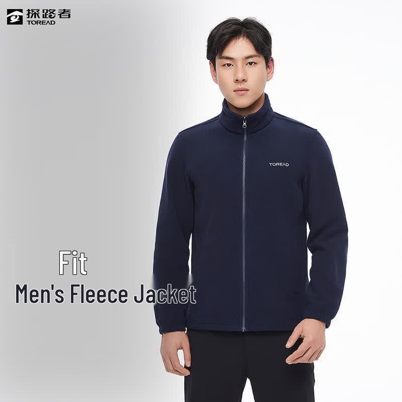 TOREAD Men s Stand-up Collar Fleece Jacket 2XL