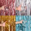 Bright Rain Curtain Background Wall Fringed Rain Curtain Wedding Stage Birthday Party Decorative Rain Curtain