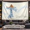 Wall Hanging Tapestry Custom NameTaylor Swift Pattern Personalized Printed Fabric Wall Decor