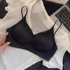 Nahtloser Unsichtbarer Push-Up-BH für Damen Feste Träger Kleine Brustsammlung