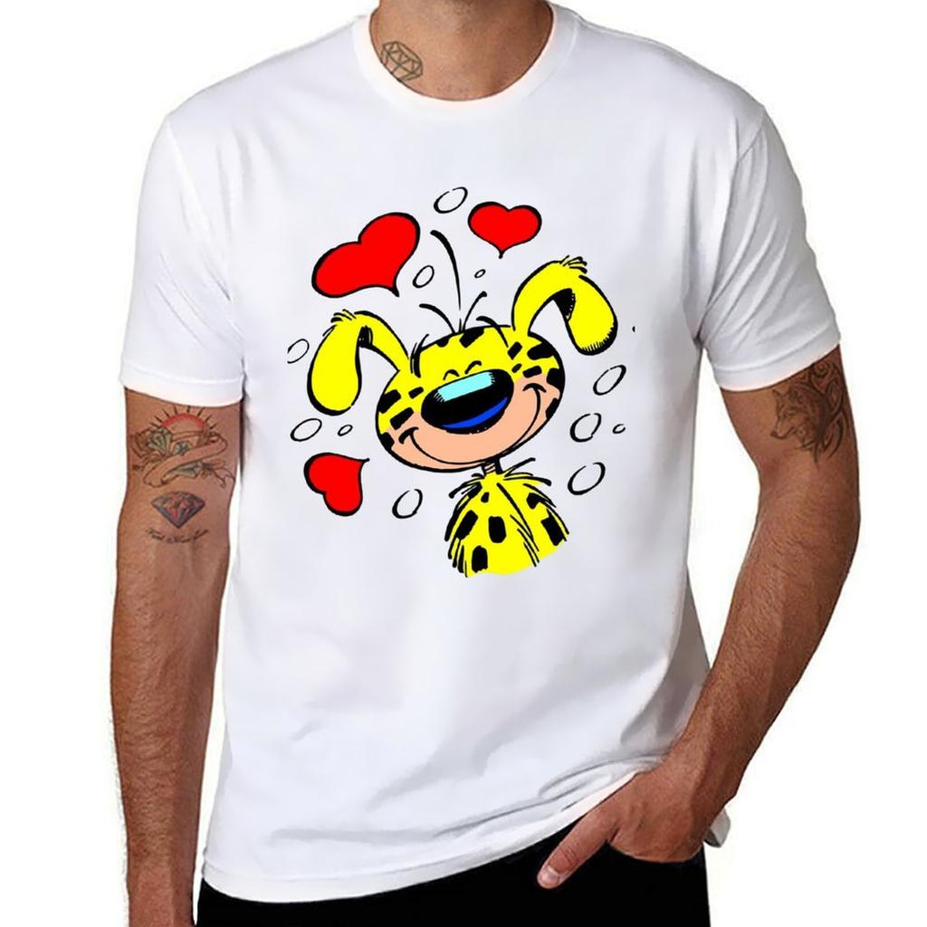 Music Vintage Retro Belgian Marsupilami Comics Gifts For Movie Fans TShirt Sport Basic Moisture Wicking Tee