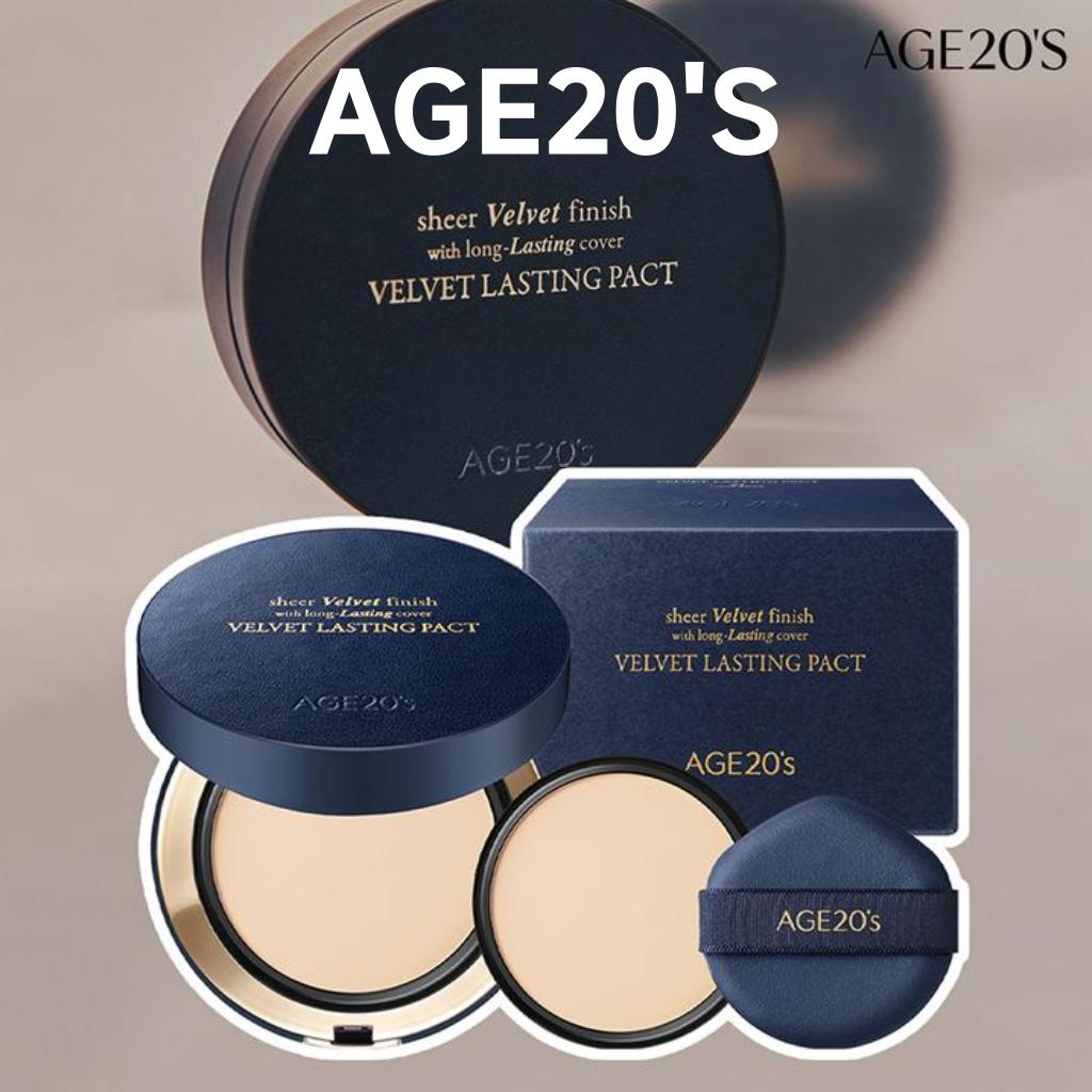 

[AGE20 S] Velvet Lasting Pact Main Product + Refill (14g) 23N