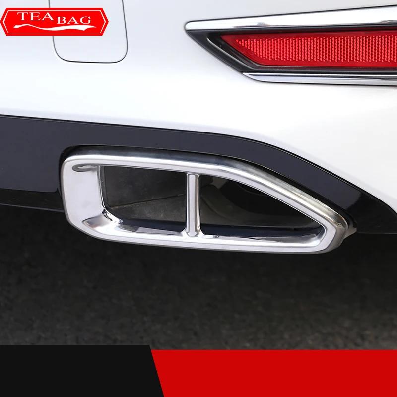 Car Styling Exterior Exhaust Pipe Plating Gas Vent Decorative Frame Tail Throat Modification Accessories For BMW 3 Series G20