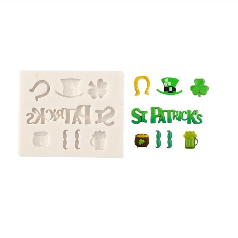 Leaf Silicones Molds Holiday Fondant Molds Irish Hat Baking Molds for Chocolate Candy Cake Decoration Molds
