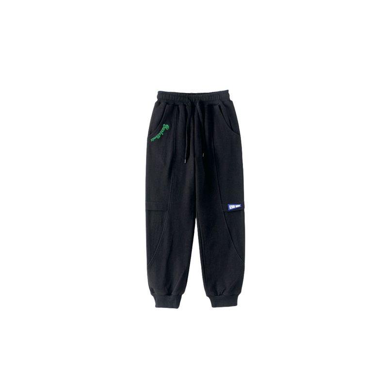 Children's Clothing Spring and Autumn K-style Kids Sports Pants Children's Embroidery Stitching Labeling Sweatpants Boys Casual Pants