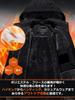 TACVASEN Women's Outdoor Hiking Jacket Blouson Windbreaker with Detachable Hood Mountaineering Wear Black M