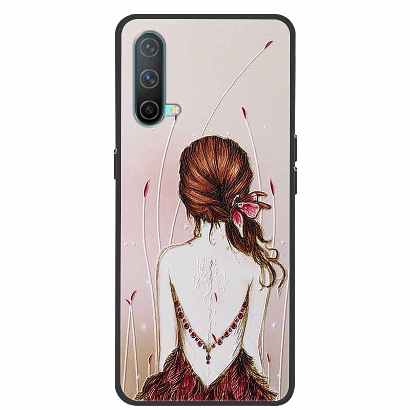 3D Phone Case For OnePlus Nord CE5 CE CE2 CE3 CE4 Relief Emboss Flower Cover for OnePlus Nord CE 2 3 4 5 Silicone Soft Protector