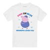 Peppa Pig Unisex Adult Pink Or Blue Grandma Pig Loves You T-Shirt