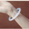6MM Natural Icy Species Chalcedony Bracelet Fashionable Charm Agate Bangle Jade Bracelet Women's Gift