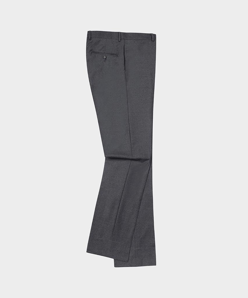 BROOKS BROTHERS Classic Fit Flannel Trousers (Charcoal) (Bbptmf1632Vef)