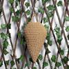 Crochet Wasp Nest Decoy Faux Hornets Nest Repellent with Hook Hanging Wasp Nest Decoy Wasp Nest Trap for Patio Yard