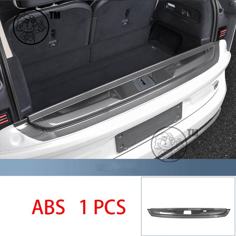 For ZEEKR 9X 2025 2026 Car Rear Guard Plate Trunk Protective ABS Carbon fiber Pattern Cover STELL ProtectiveInterior Accessories