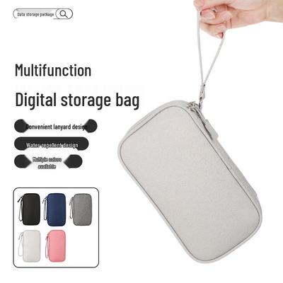 Beilian Double-Layer Portable Cable & Earphone Storage Bag for Travel