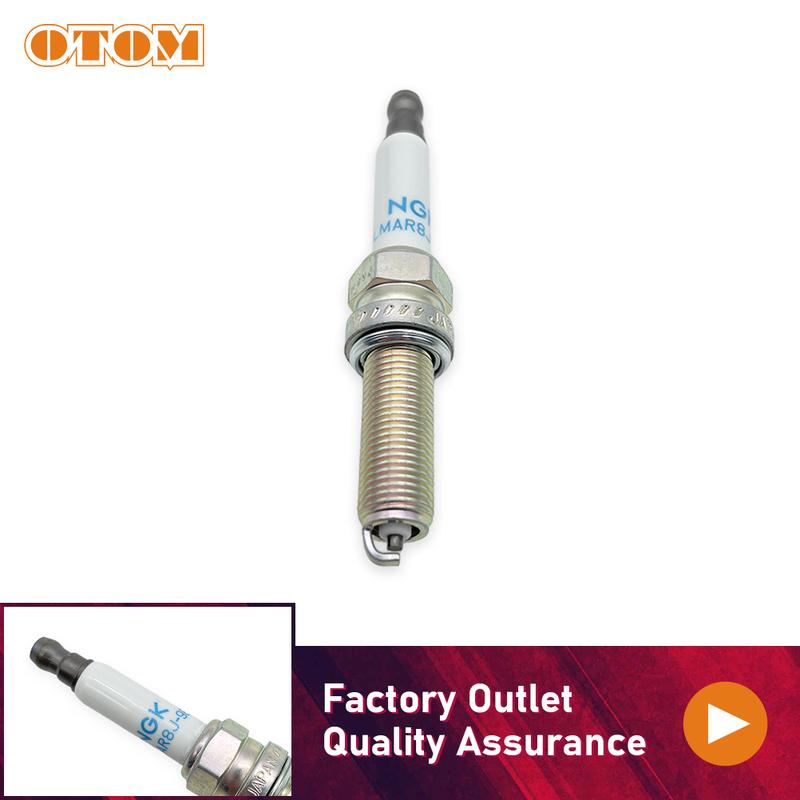 

OTOM Motorcycle Spark Plug LMAR8J-9E Original Ignition Cap For LONCIN YB300H YB250R KEWS K23 176-H HENGJIAN S7 Engine Parts