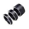 Auto Focus AF TTL Extension Tube Ring 12mm 20mm 36mm Set Metal Mount with Covers for Canon EF EF S 35mm Lens DSLR Camera