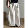 Korean-Style Loose Pleated Wide-Leg Pants