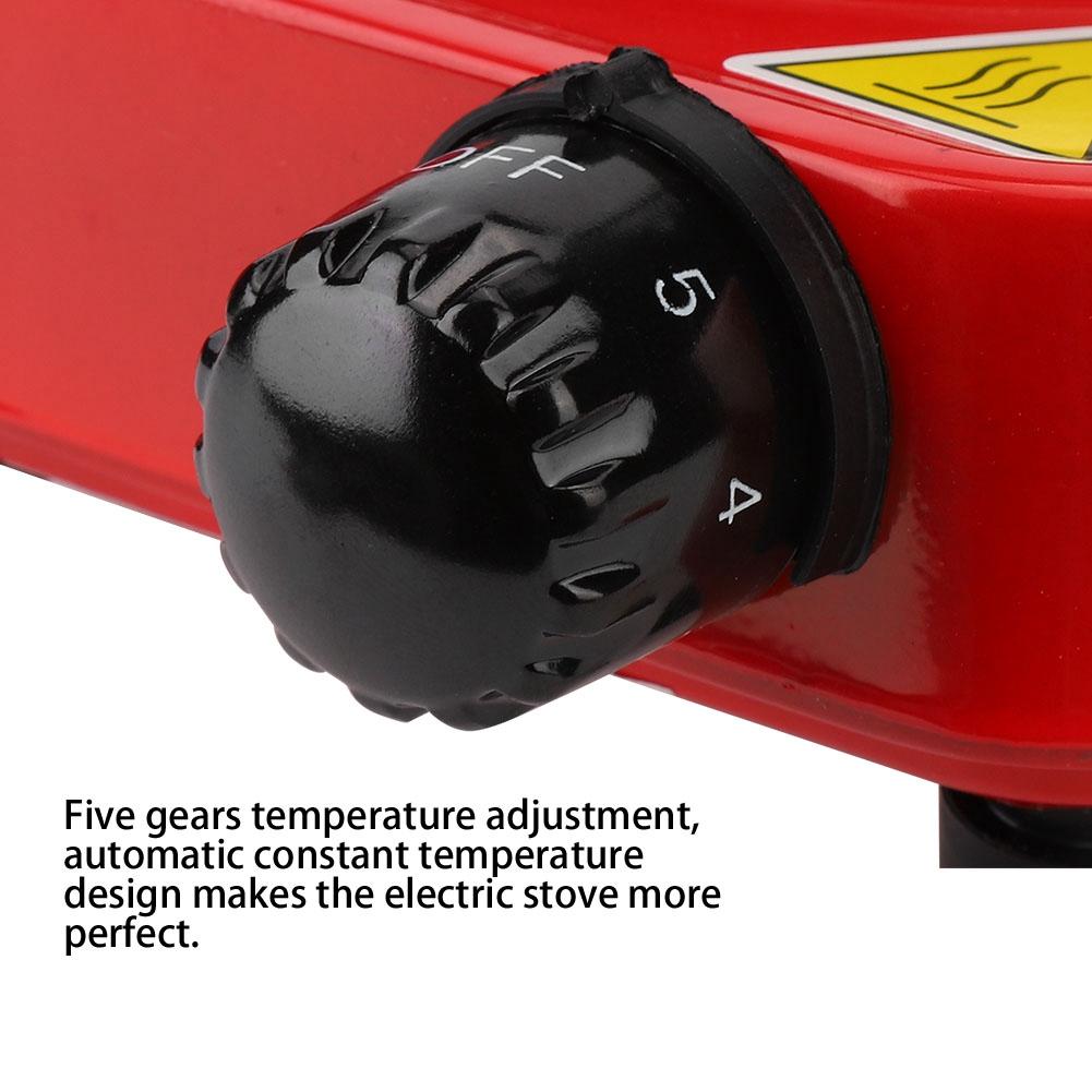 500W Household Lipstick Electric Stove Heating Furnace Temperature Adjustment Heater